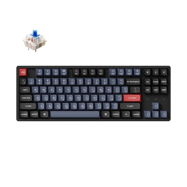 Беспроводная механическая клавиатура Keychron QMK K8 Pro Hot-Swap Gateron G Blue Switch артикул 307124Si-1