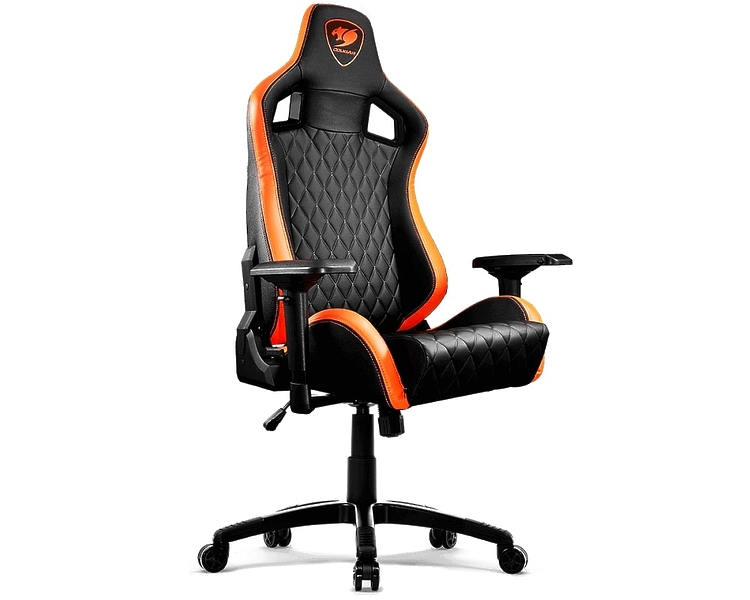 Кресло компьютерное игровое Cougar ARMOR S Black-Orange артикул 312568Si-1 фото 5