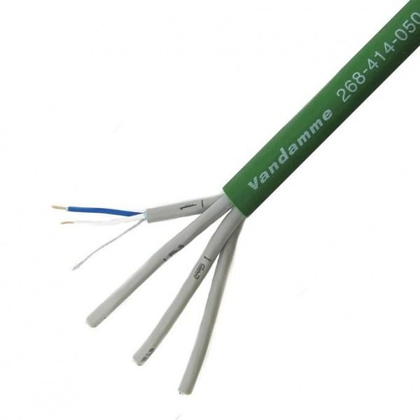 Цифровой мультикор Van Damme AES/EBU Green Series Digi Grade (4 пары) (268-414-050) артикул 303796Si-1