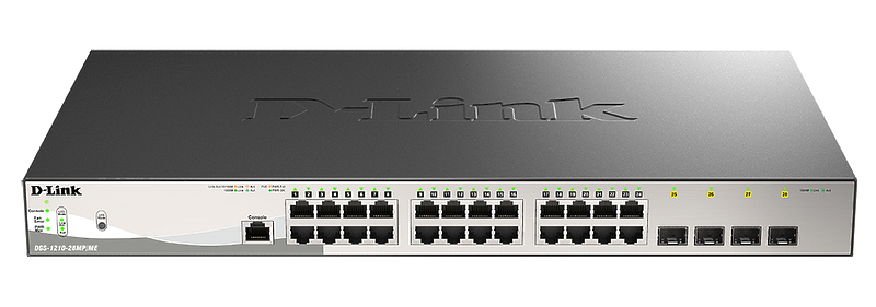 Коммутатор D-Link DGS-1210-28MP/ME/B2A артикул 303480Si-1
