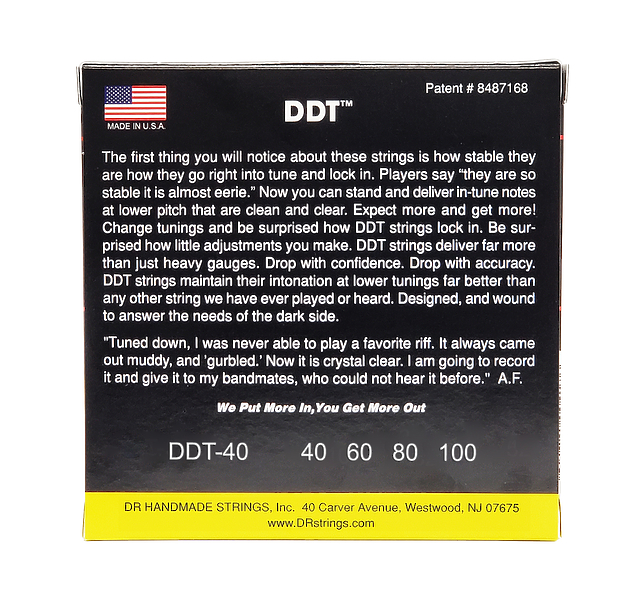 Струны для бас-гитары DR DDT-40 артикул 333001Si-1 фото 3