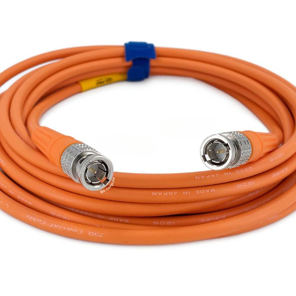 Кабель мобильный/сценический GS-PRO 12G SDI BNC-BNC (mob) Orange 7 m артикул 335835Si-1