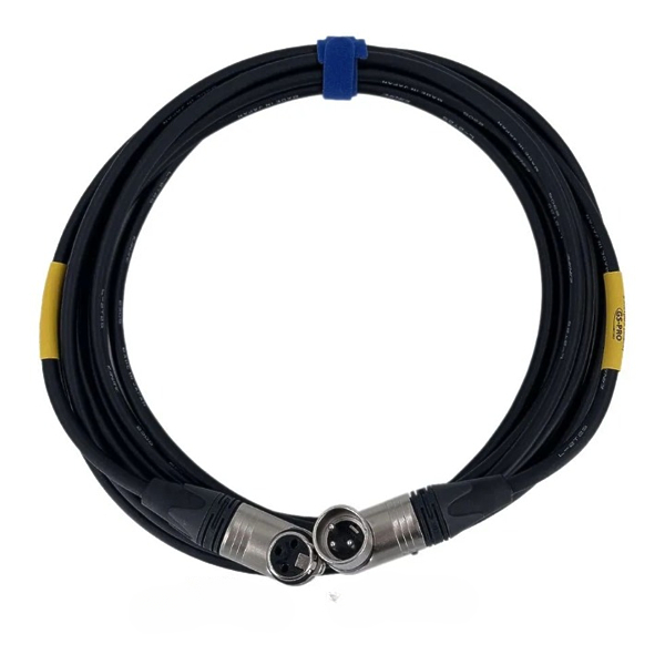 Кабель GS-PRO XLR3F-R - XLR3M-R Black 2 m артикул 335863Si-1
