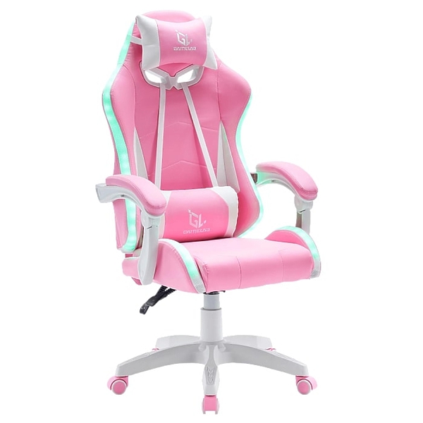 Кресло компьютерное игровое GAMELAB TETRA RGB Pink артикул 312592Si-1