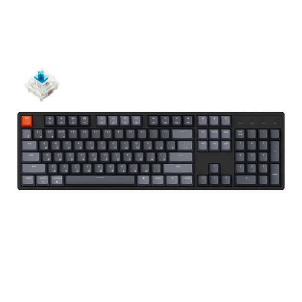 Беспроводная механическая клавиатура Keychron K10, Full size, RGB, Blue Switch артикул 318949Si-1