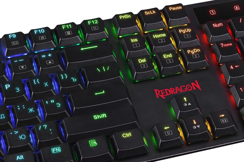 Игровая клавиатура Redragon APAS черная артикул 324020Si-1 фото 9