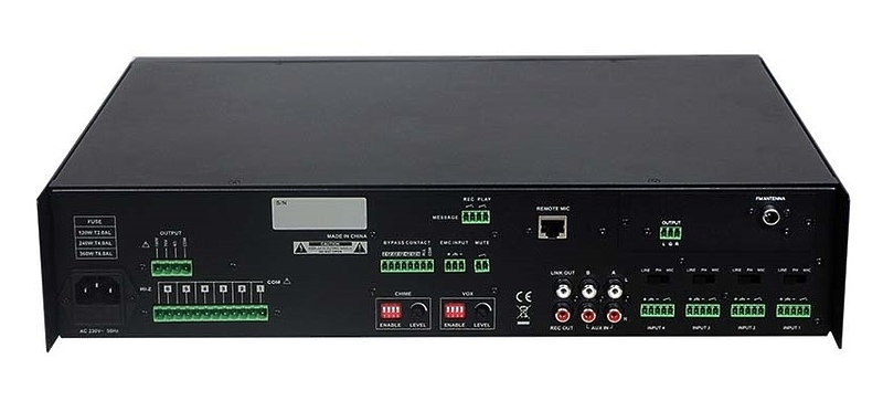 Микшер-усилитель Qtex QAA MPRO480 артикул 319145Si-1 фото 3
