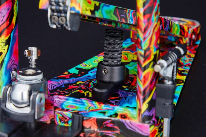 Педаль TAMA IRON COBRA HP900RWMPR Rolling Glide Twin Pedal, Psychedelic Rainbow артикул 318575Si-1 фото 4