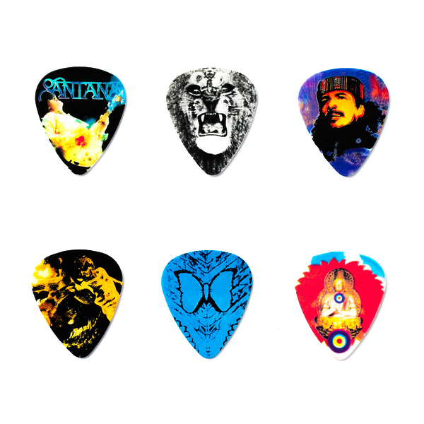 Медиаторы Dunlop SANPT01M Santana Pick Tin (6 шт) артикул 313015Si-1 фото 4