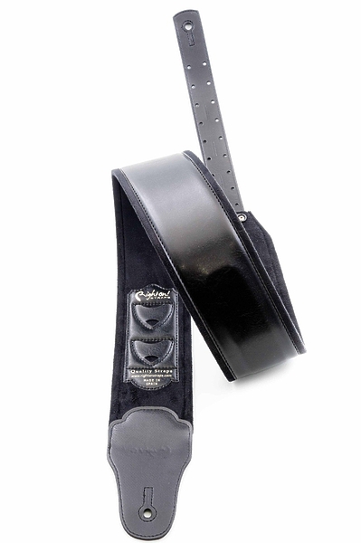 Ремень для гитары RightOn Straps Groove B-Charm Black артикул 331644Si-1 фото 3