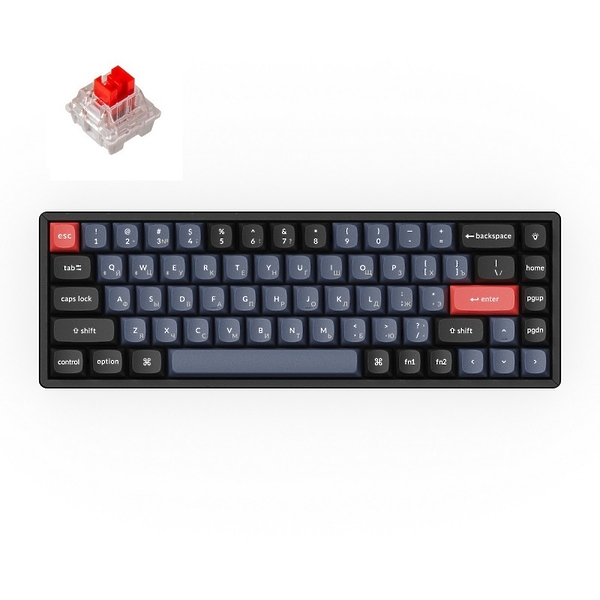 Беспроводная механическая клавиатура Keychron QMK K6 Pro Hot-Swap K Red Switch артикул 307119Si-1