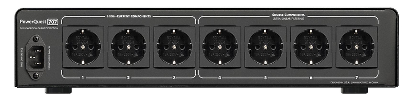 Сетевой фильтр AudioQuest PowerQuest 707 артикул 319091Si-1 фото 4