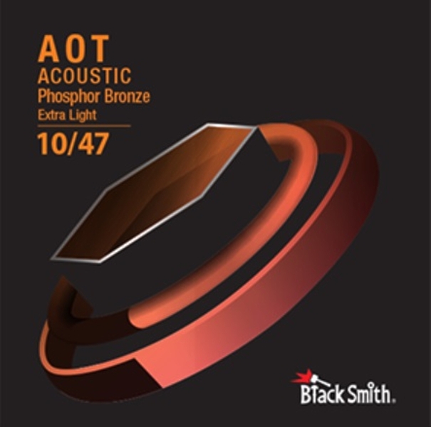 Струны для акустической гитары BlackSmith AOT Acoustic Phosphor Bronze Extra Light 10/47 артикул 307590Si-1