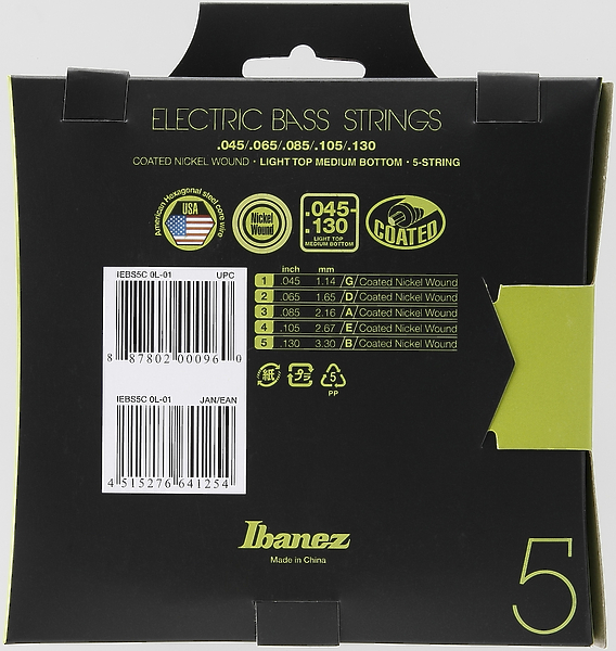 Струны для гитары Ibanez IEBS5C артикул 314268Si-1 фото 3