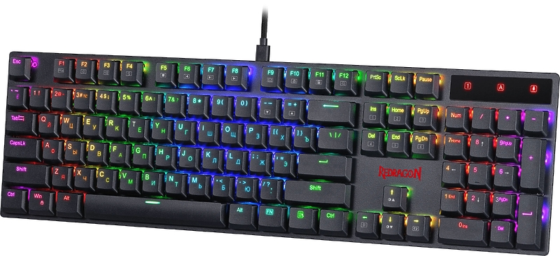 Игровая клавиатура Redragon APAS черная артикул 324020Si-1 фото 4