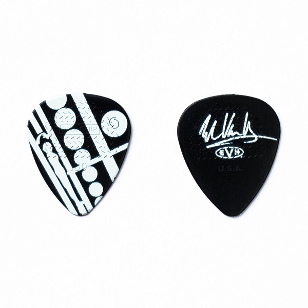 Медиаторы Dunlop EVHPT05 Eddie Van Halen Circles Pick Tin (6 шт) артикул 313001Si-1 фото 3