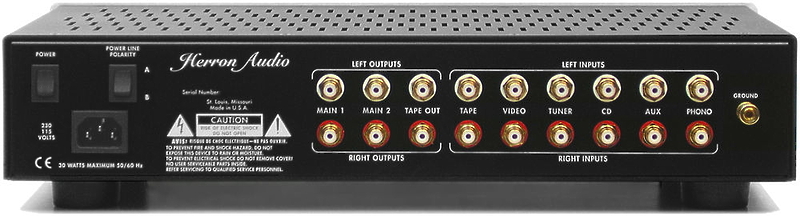 Стерео предусилитель Herron Audio VTSP-3 Silver артикул 323009Si-1 фото 3