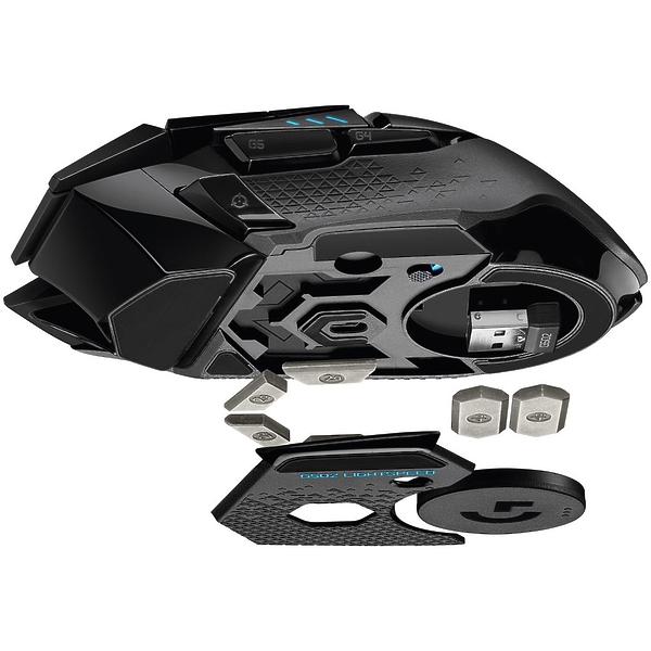 Мышь Logitech G502 Lightspeed беспроводная/проводная Black артикул 326627Si-1 фото 3