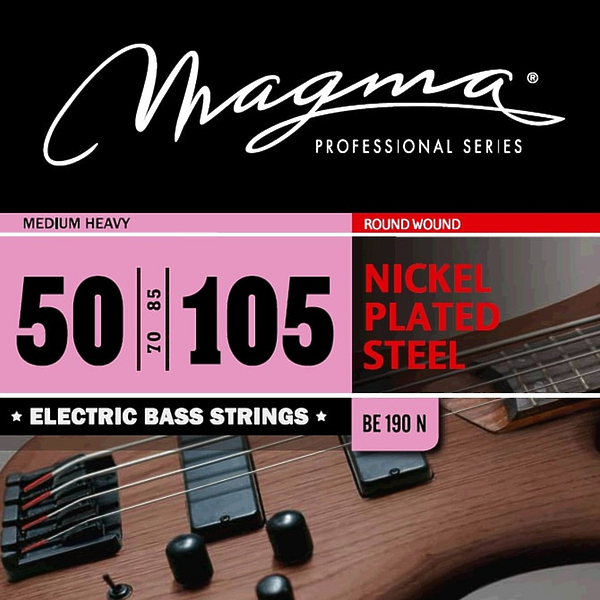 Струны для бас-гитары Magma BE190N артикул 334864Si-1