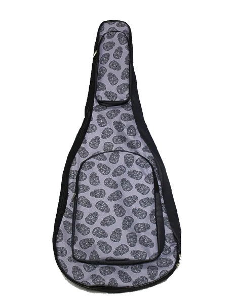 Чехол для гитары MEZZO MZ-ChG-12-3skull2/grey артикул 332858Si-1