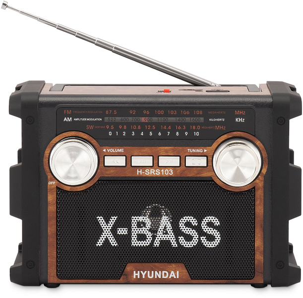 Радиоприемник Hyundai H-SRS103 Black артикул 309019Si-1 в интернет-магазине «HiFiRussia»