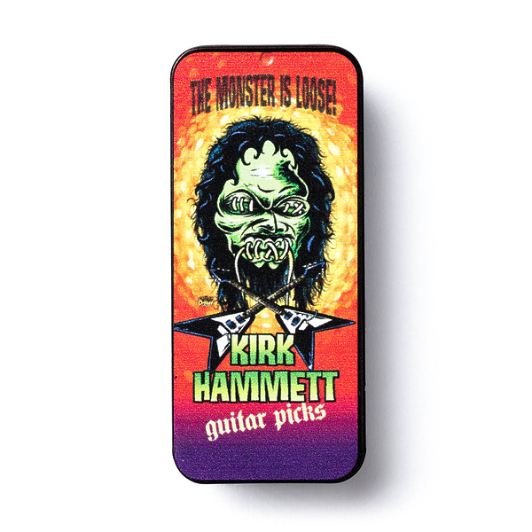 Медиаторы Dunlop KH01T088 Kirk Hammett The Monster Is Loose Pick Tin (6 шт) артикул 313010Si-1 фото 3