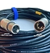Кабель микрофонный GS-PRO XLR3F-XLR3M (black) 30 метров