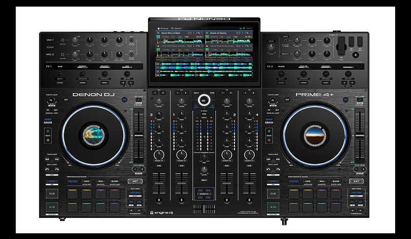 DJ-контроллер Denon Dj Prime 4+ артикул 307322Si-1 фото 3