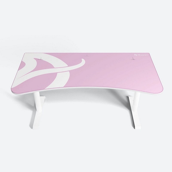 Стол для компьютера Arozzi Arena Gaming Desk - White-Pink артикул 314907Si-1 фото 4