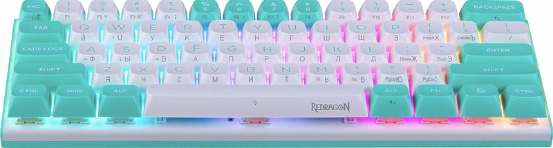 Клавиатура игровая Redragon FIDD White Blue артикул 336405Si-1