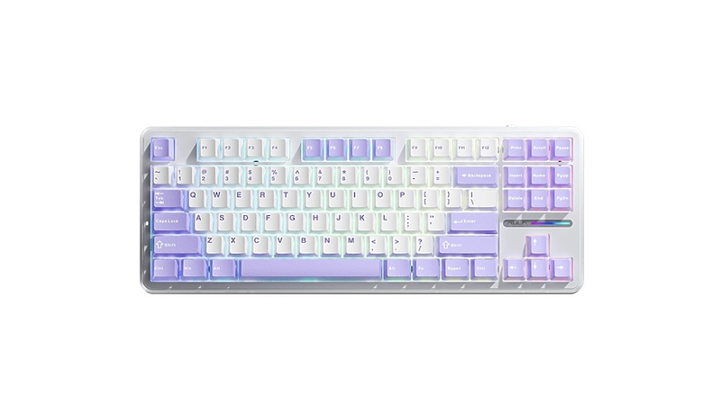 Механическая клавиатура AULA F87 White-Purple артикул 320156Si-1