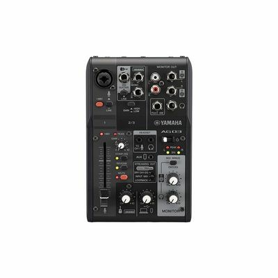 Микшер Yamaha AG03MK2 Black артикул 323545Si-1 фото 3