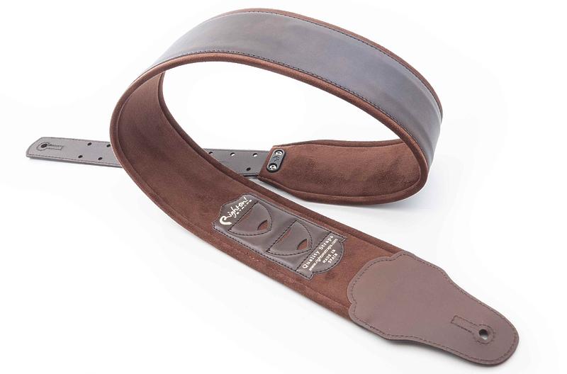 Ремень для гитары RightOn Straps Groove Fakey Brown артикул 331636Si-1 фото 3