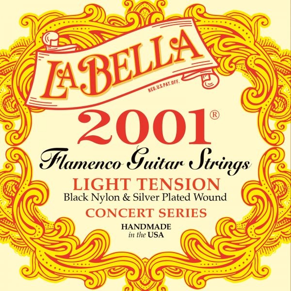 Струны для классической гитары La Bella 2001 Flamenco Light артикул 332630Si-1