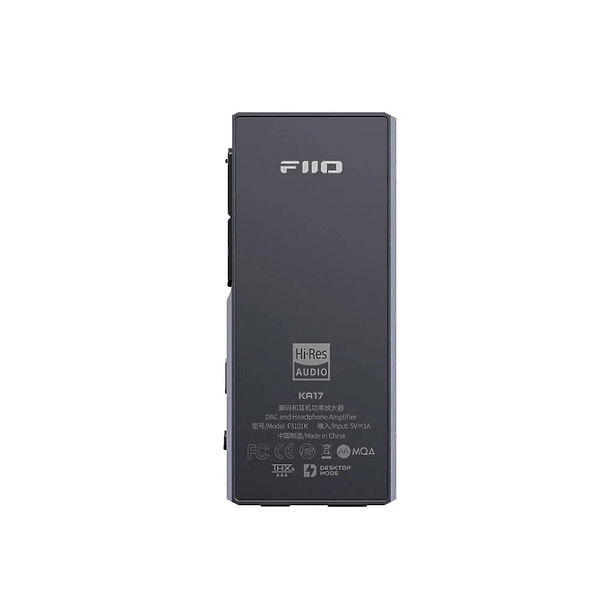 Усилитель для наушников/ЦАП FiiO KA17 Black артикул 313057Si-1 фото 5