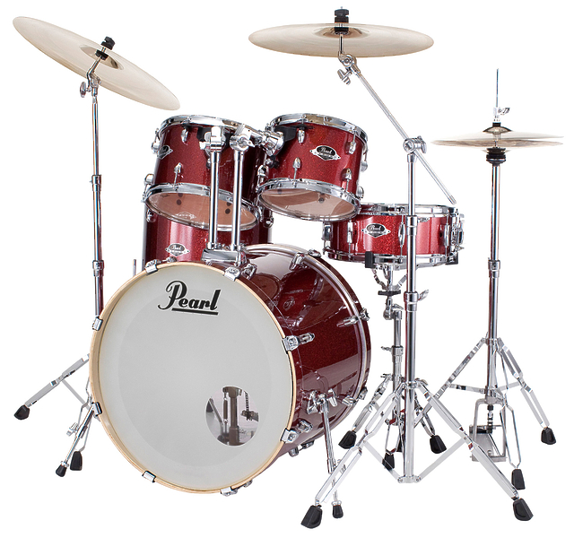 Ударная установка Pearl EXX725SBR/C704 Black Cherry Glitter артикул 322997Si-1 фото 3