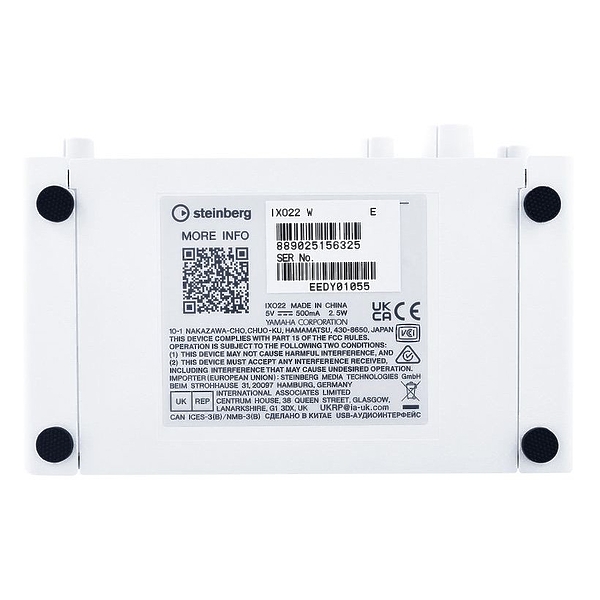 Звуковая карта Steinberg IXO22 White артикул 333637Si-1 фото 11