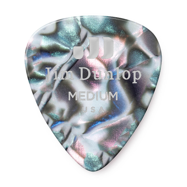 Медиаторы Dunlop 483P14MD Celluloid Abalone Medium (12 шт) артикул 312920Si-1 фото 3
