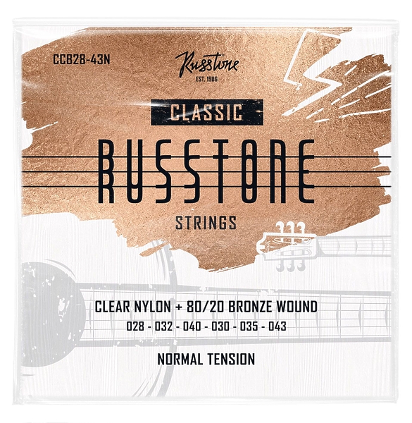 Струны для классической гитары Russtone CCB28-43N артикул 334301Si-1