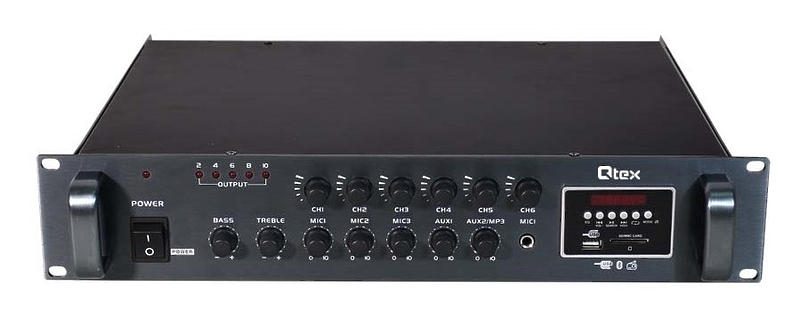 Микшер-усилитель Qtex QAA MZ300BT артикул 319137Si-1