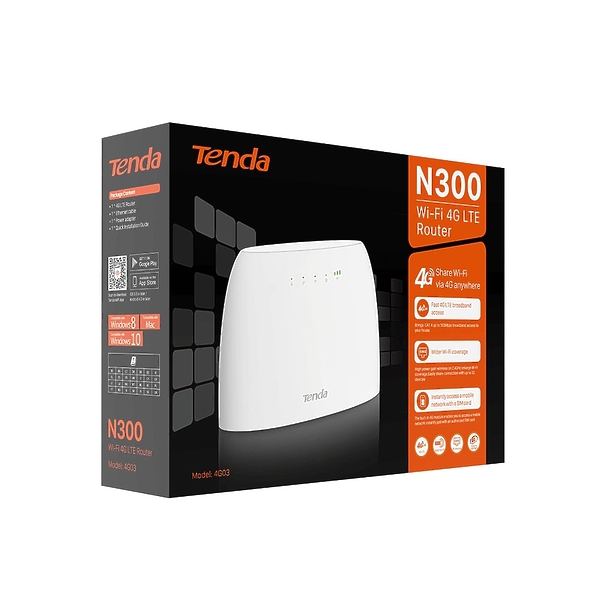 Маршрутизатор Tenda 4G03 артикул 335556Si-1 фото 5